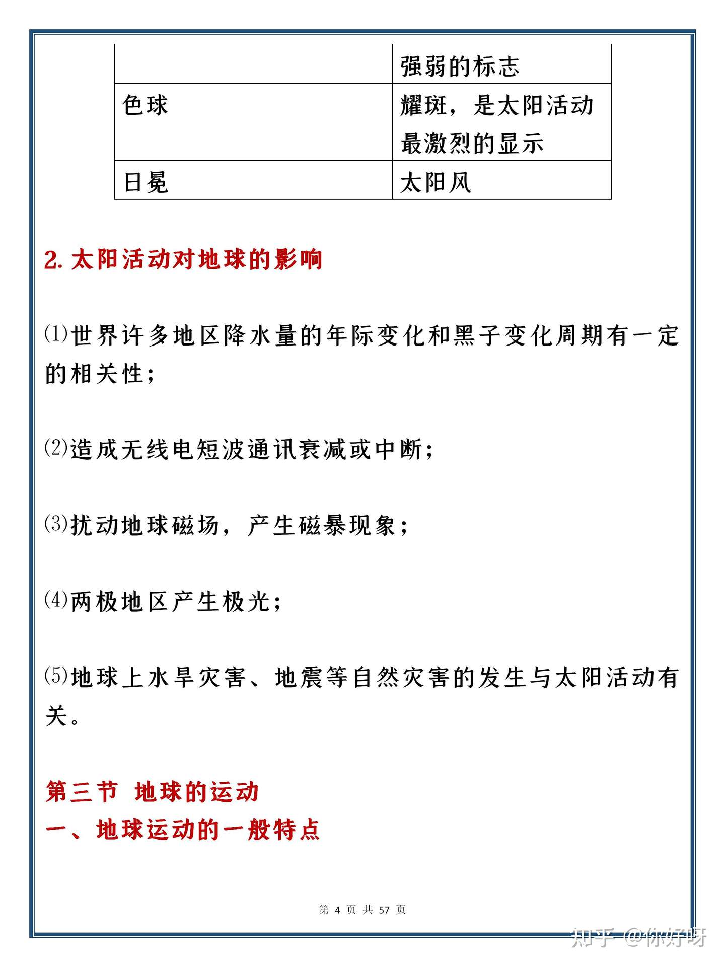 衡中学霸整理 高中地理必修一 知识点总结 学渣直接逆袭 助你轻松得分 知乎