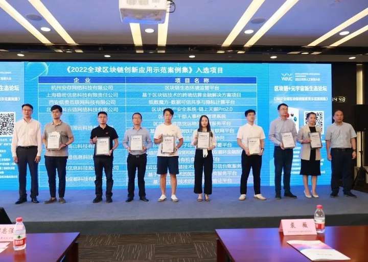 喜提“双黄蛋” | 旺链科技亮相 2022 世界人工智能大会