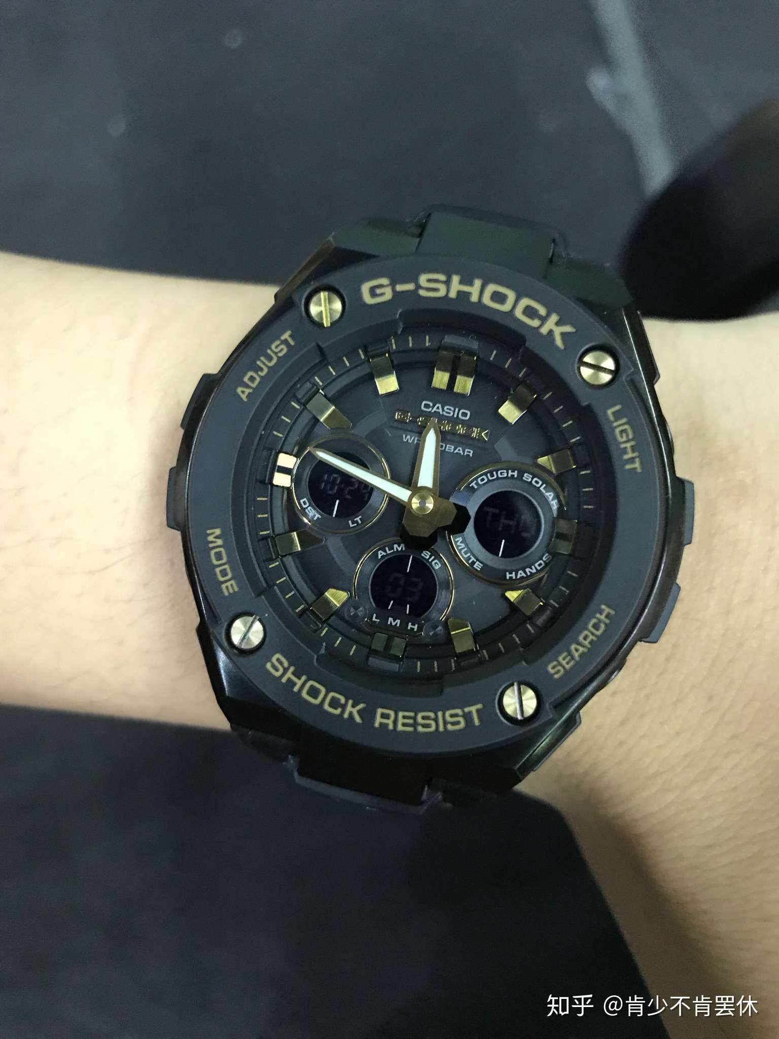 肯少不肯罢休 的想法: 实物比图片好看的卡西欧gst-s300gl #g-sh