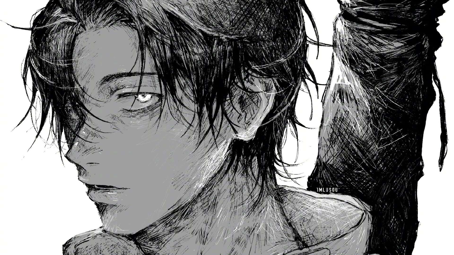 蓝铅笔 的想法: 分享一组咒术回战的黑白漫图 个个都帅到… - 知乎