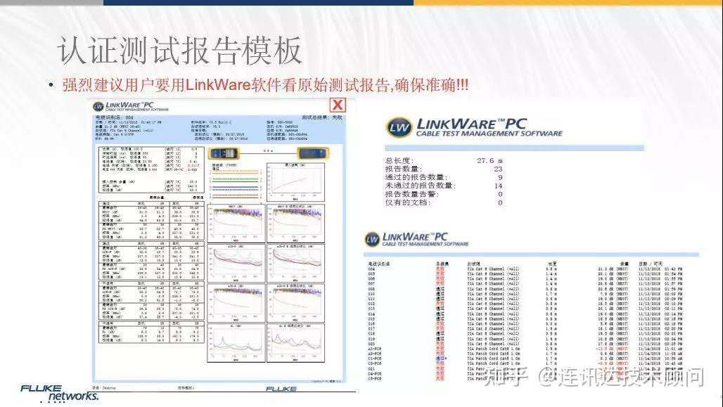 福禄克测试报告的三个重要参数 长度 传输时延 时延偏离 知乎