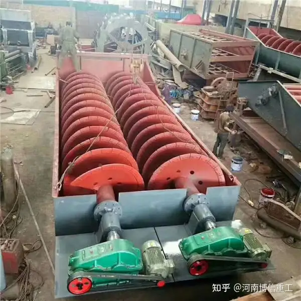 这都可以（螺旋洗砂机工作视频讲解全集）螺旋式洗砂机视频，(图1)