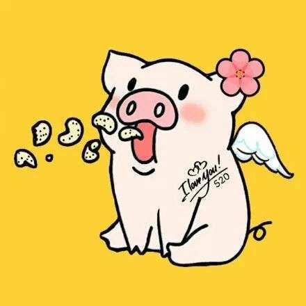 有关于猪和狗的卡通头像吗(最好是情侣的)?