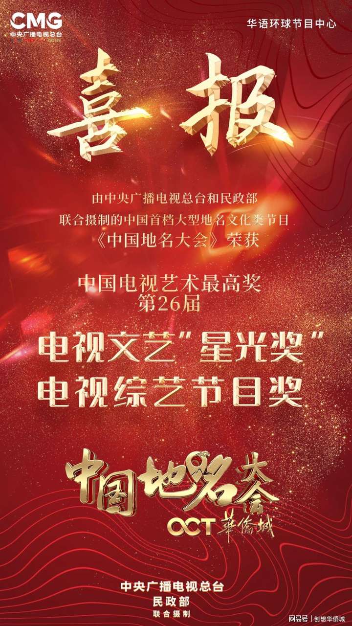 品牌互促共荣华侨城冠名央视综艺节目斩获星光奖大奖