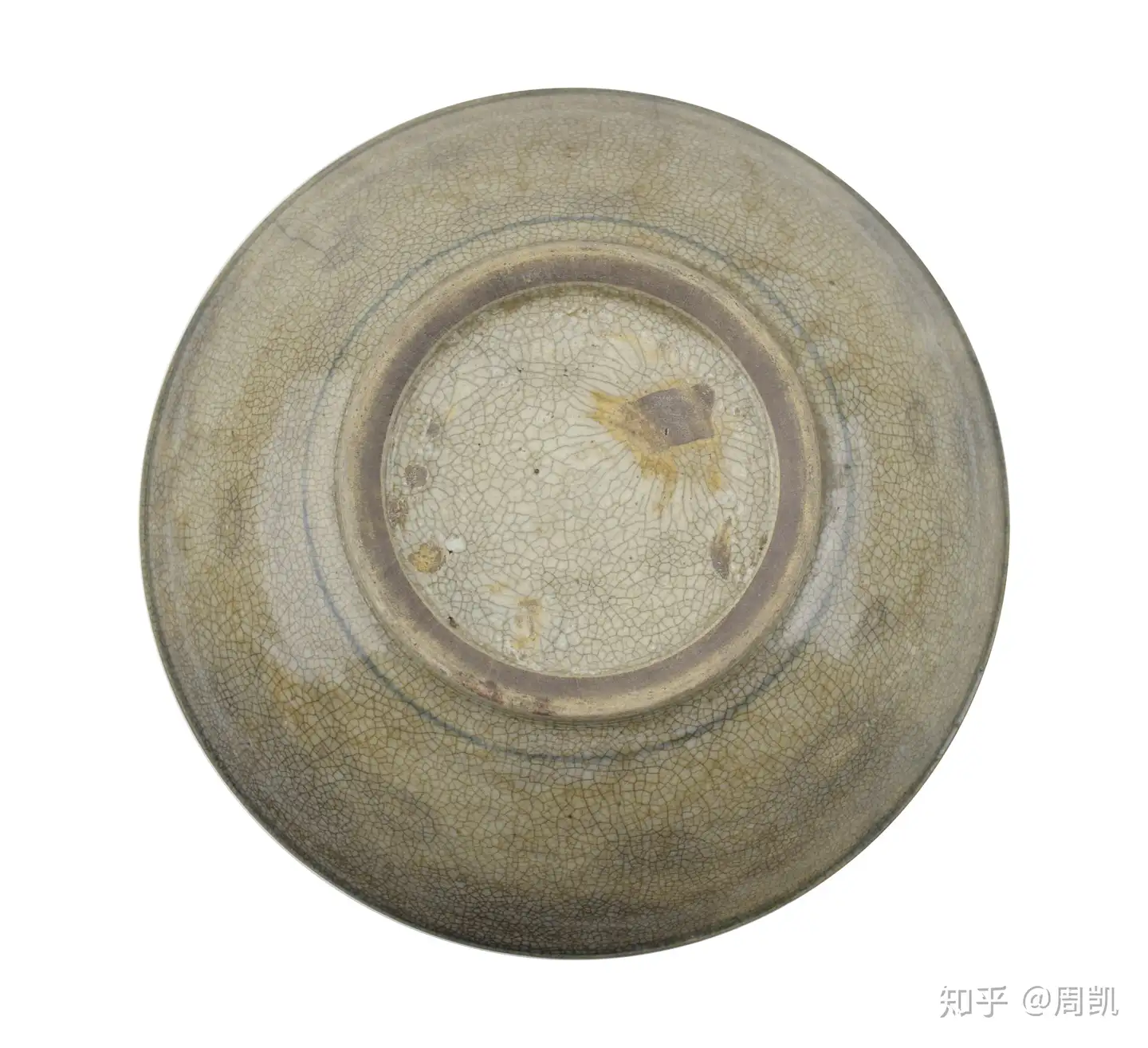 精品赏析--明代青花开片福字大盘- 知乎