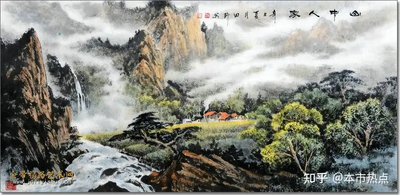 本市热点：“心无尘浊山水俊爽”读画家田野国画作品有感/王如意- 知乎