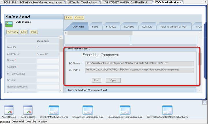 SAP Cloud for Customer的inscreen_dataflow处理方式是什么
