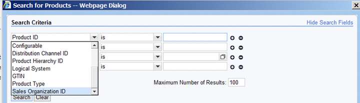 SAP CRM WebClient UI的搜索條件如何渲染出來