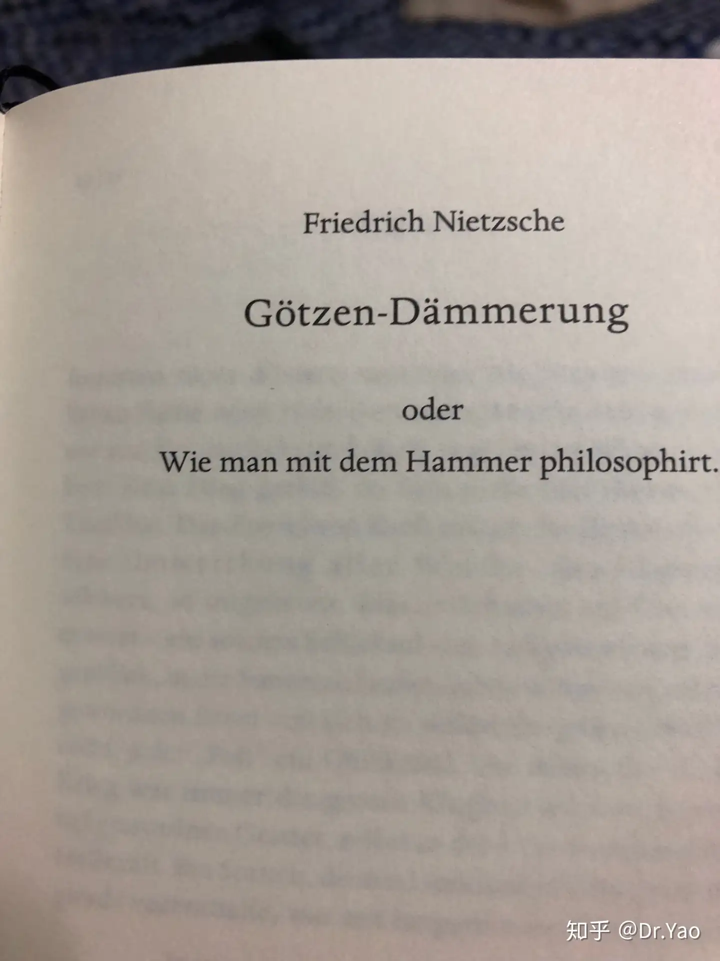 尼采的版本学（本文又名：带着锤子做哲学/教你如何伪装成尼采专家） - 知乎