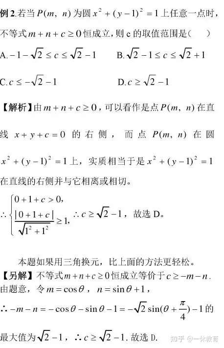 高中数学 数形结合必考题型全梳理 考前赶快过一遍 知乎