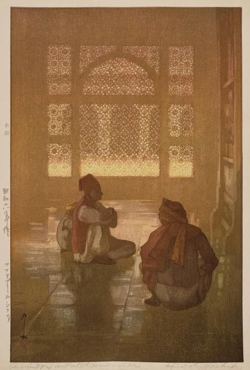 上永井正 洋画 「風景」 上永井正 洋画「風景」