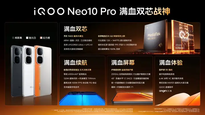 三大蓝科技加满 “满血双芯战神”iQOO Neo10系列发布-锋巢网