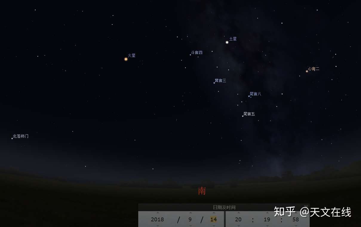 18年9月13 14日金星木星伴月 傍晚可见 知乎