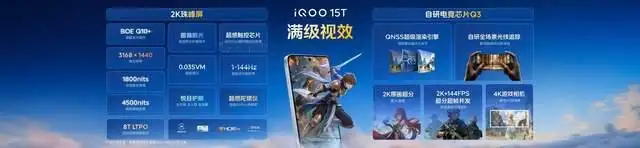 旗舰性能 直上青云!iQOO15T 3799元起正式发布-锋巢网