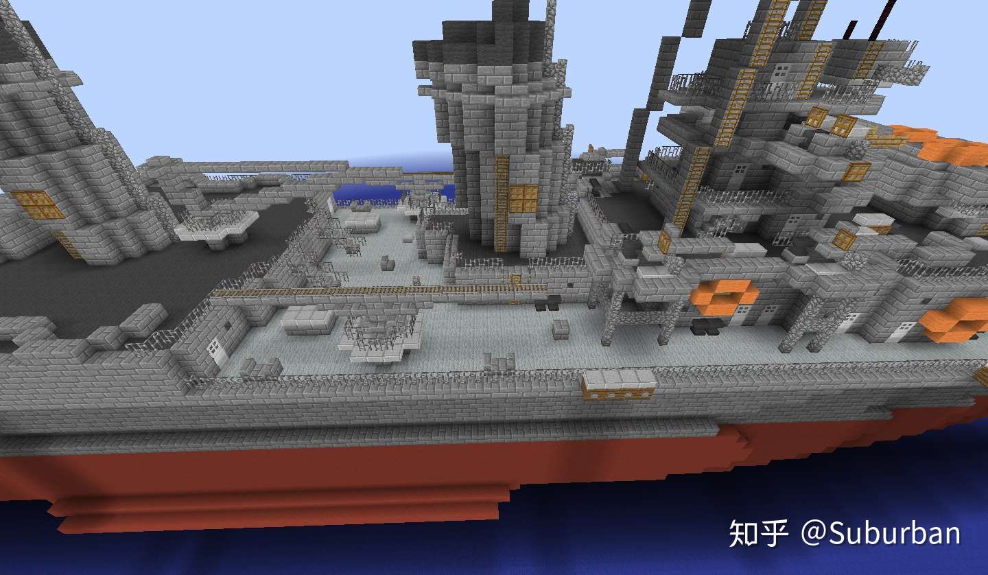 用minecraft做一个world Of Warships玩家的噩梦 知乎