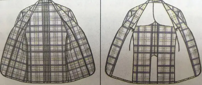 Sports jacket diagram