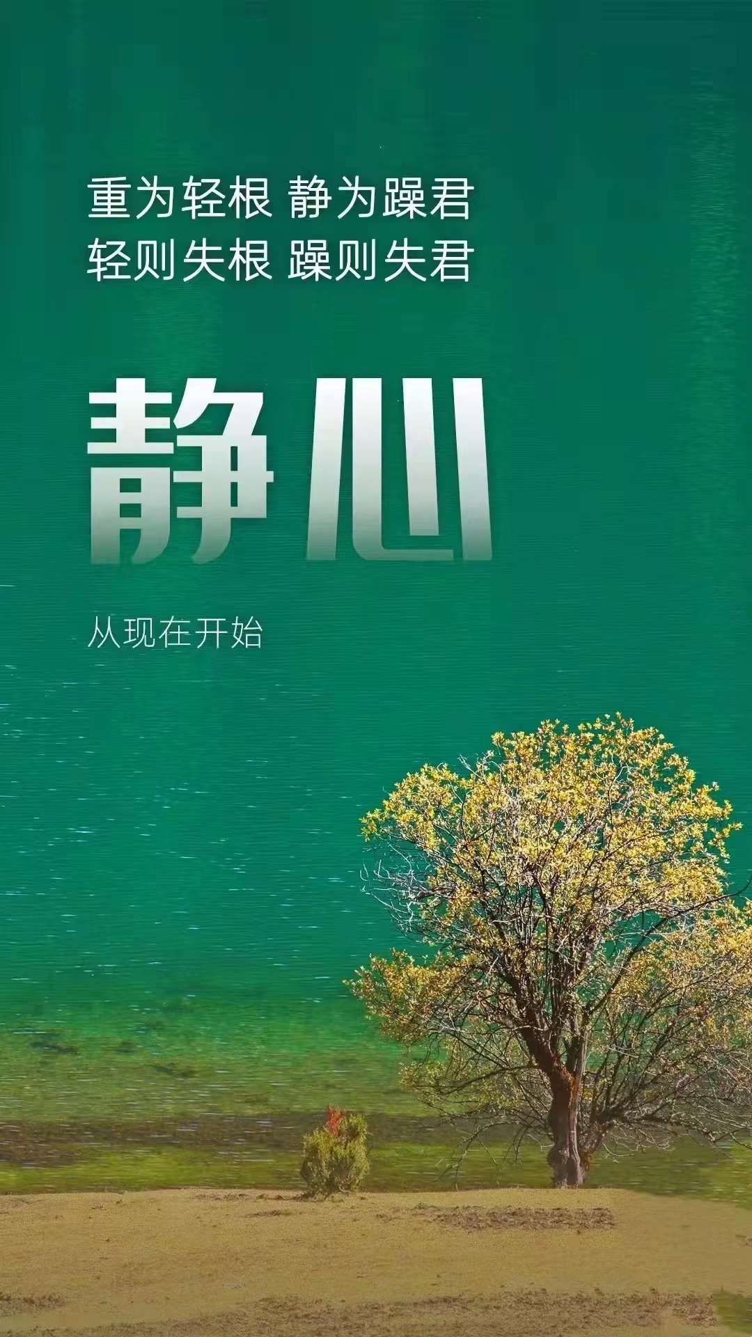 王中伟 的想法: 从现在开始 静心 重为轻根 静为躁君 轻则… - 知乎