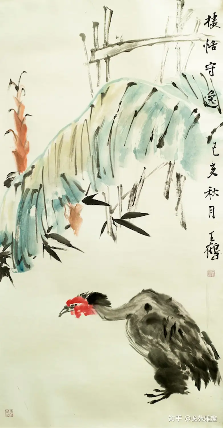 书画家王鹤先生水墨花鸟画赏析- 知乎