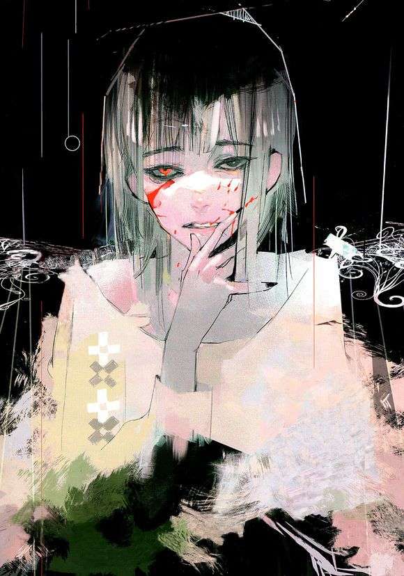 有哪些线条,笔触虽然凌乱,但整张画效果却很好看的画师?