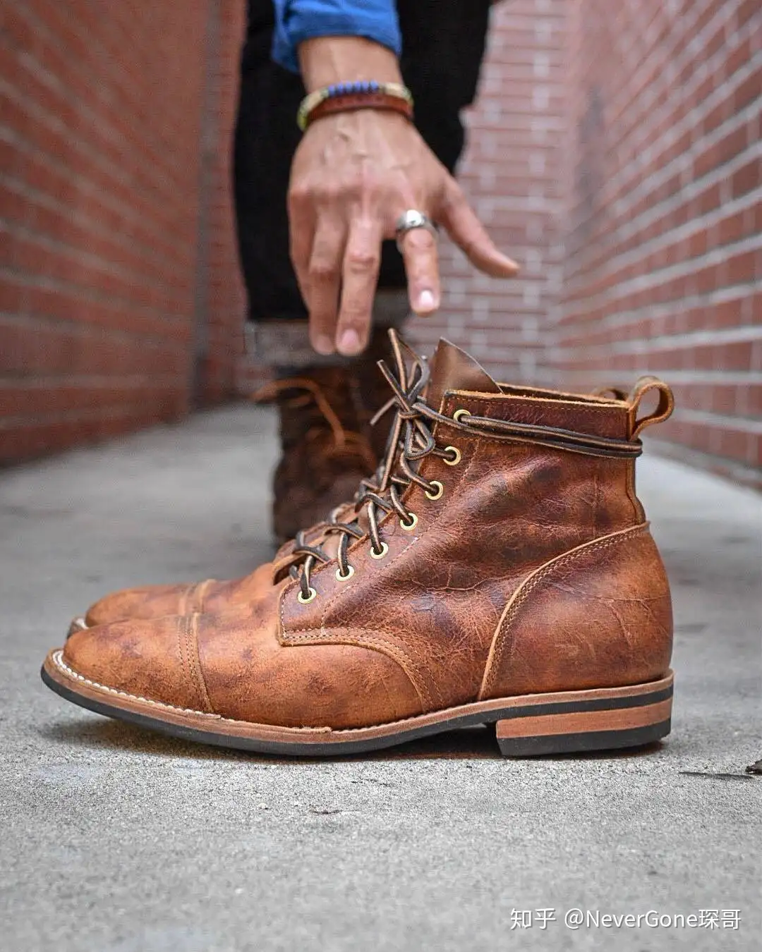 一双快餐工装靴Oak Street Teak Rambler Trench Boot - 知乎