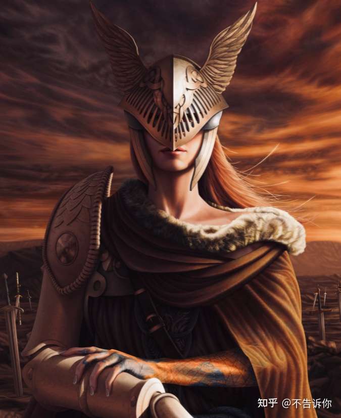 女武神玛莲妮亚（右臂天生残疾，不是碎星砍的）