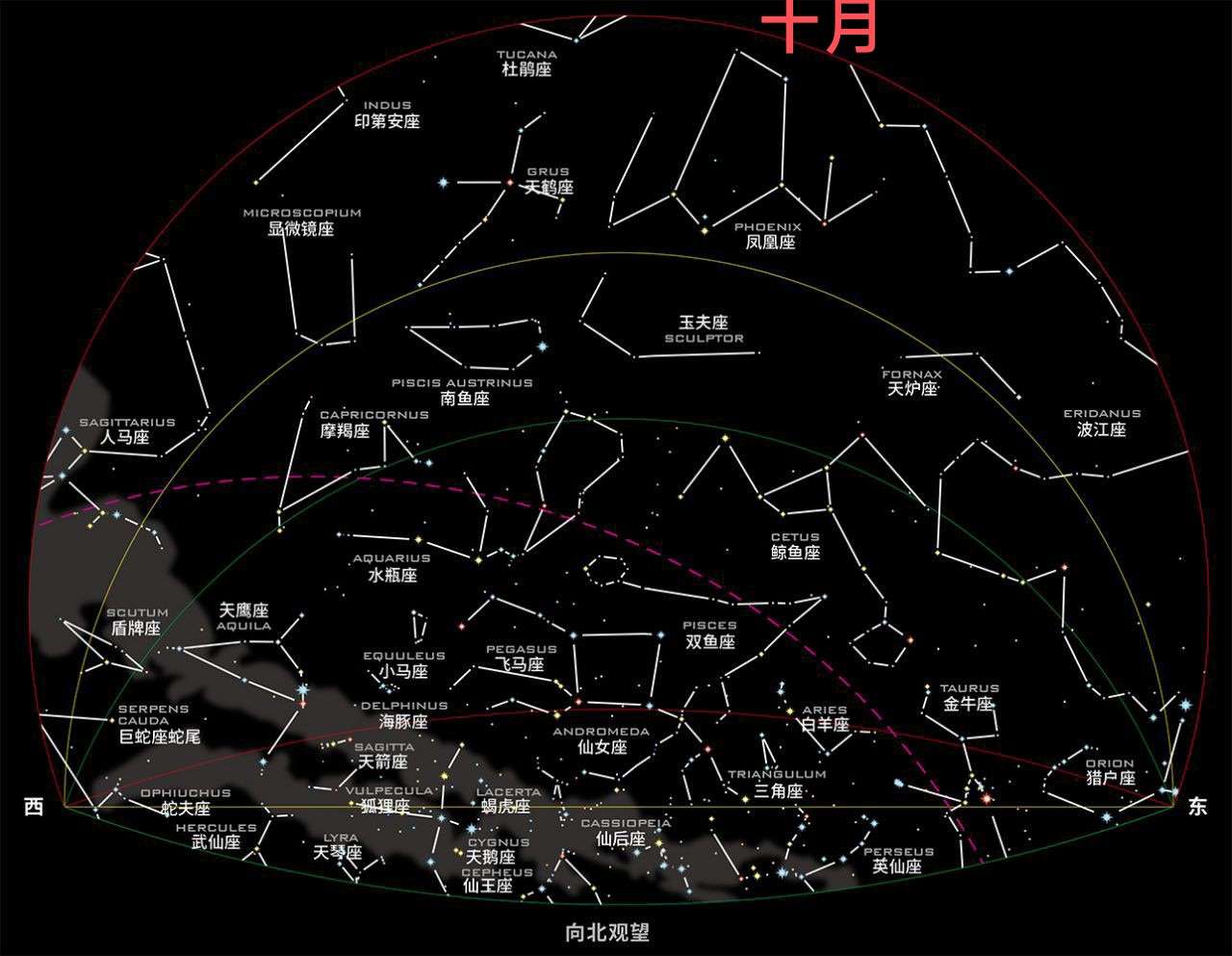 道玄 的想法: 九月十月的南半球星空 | 九月份的南半球