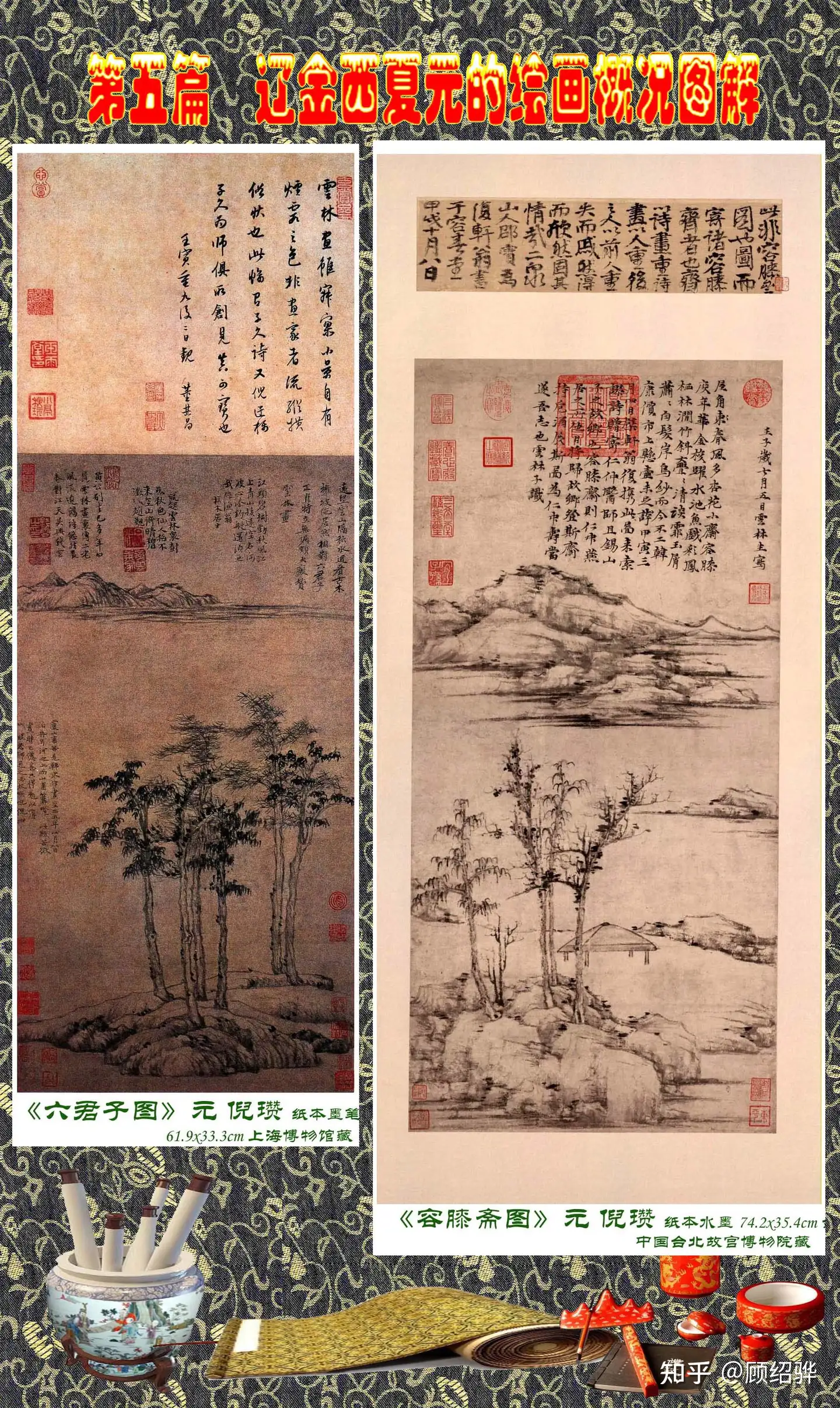 顾绍骅编辑中国画知识普及版第五篇辽金西夏元的绘画概况上四- 知乎