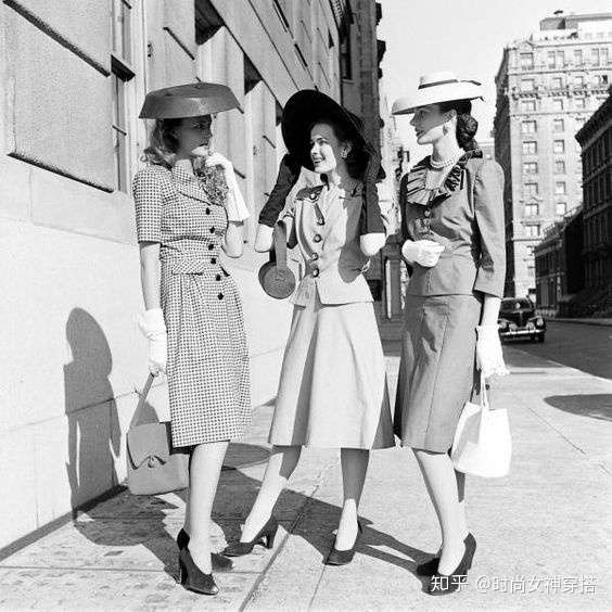 西方服装史40年代的女权时尚演绎经典女装风华 知乎
