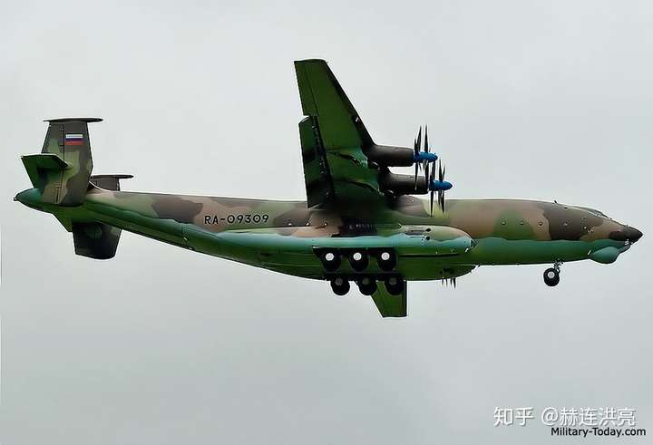 an-22 最大起飞重量250吨,最大载重80吨