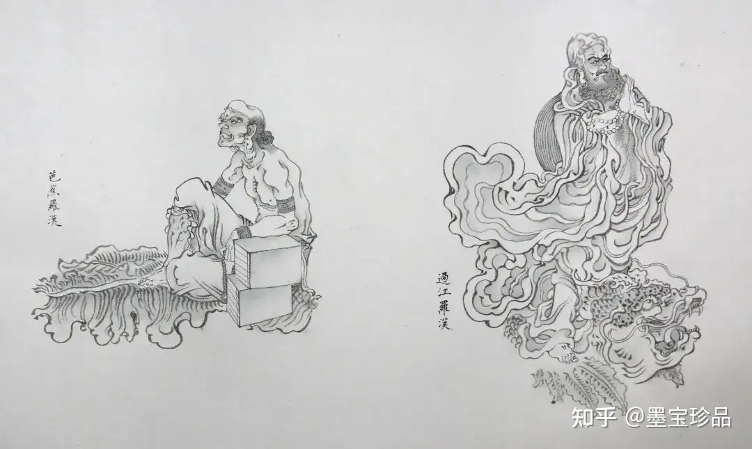 十八罗汉造像》马腾芳画/贾平凹题- 知乎