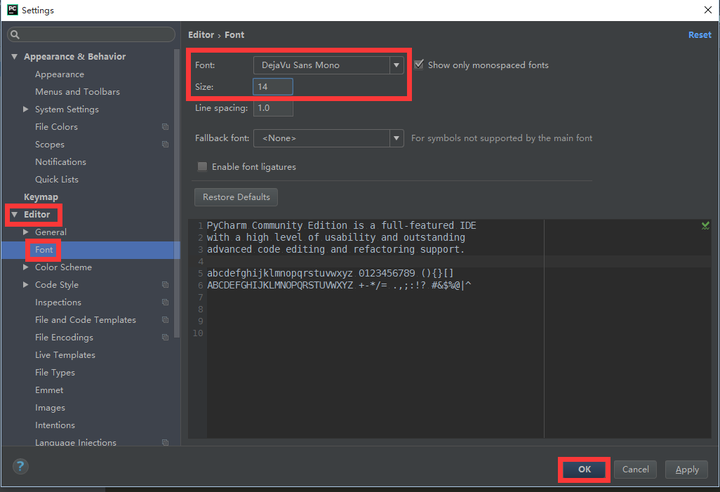 PyCharm2017官网下载安装设置配置(主题字体字号)使用入门教程