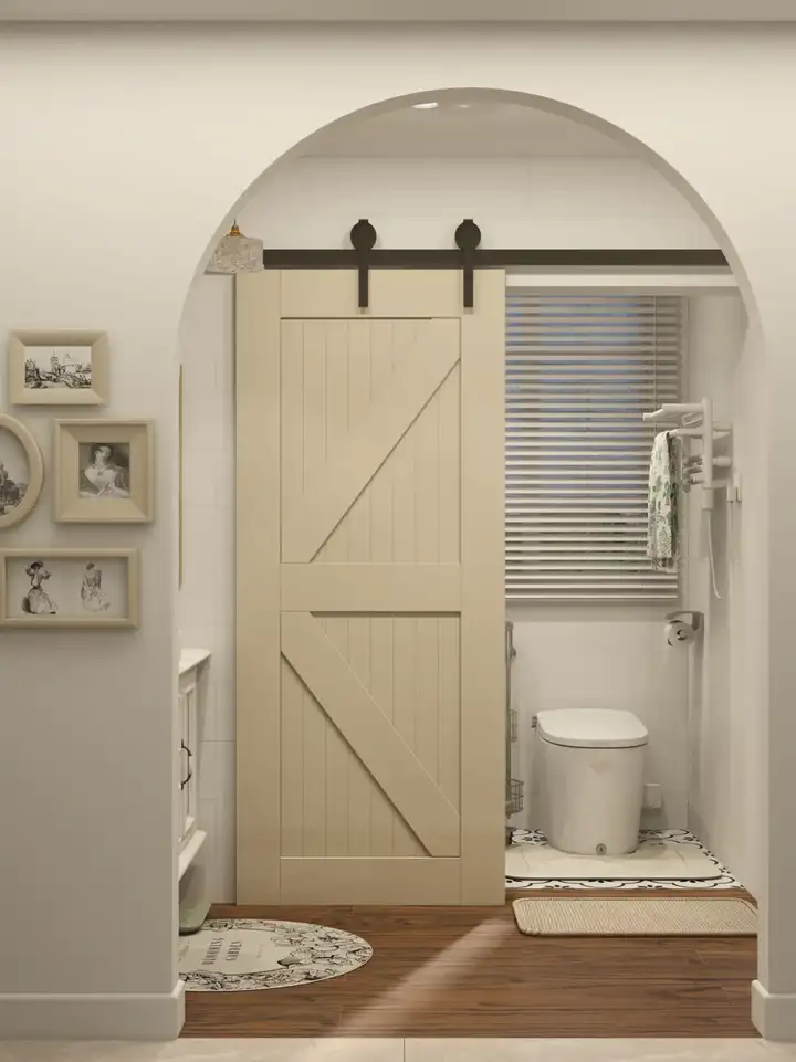 省空间的谷仓门