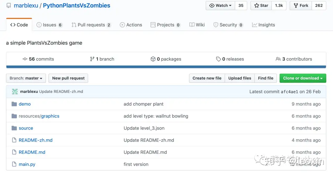 GitHub - marblexu/PythonPlantsVsZombies: a simple PlantsVsZombies game
