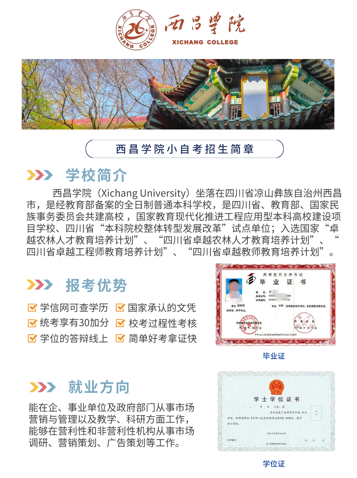 李白不白 的想法: 张雪峰:西昌学院小自考真的太炸裂了!