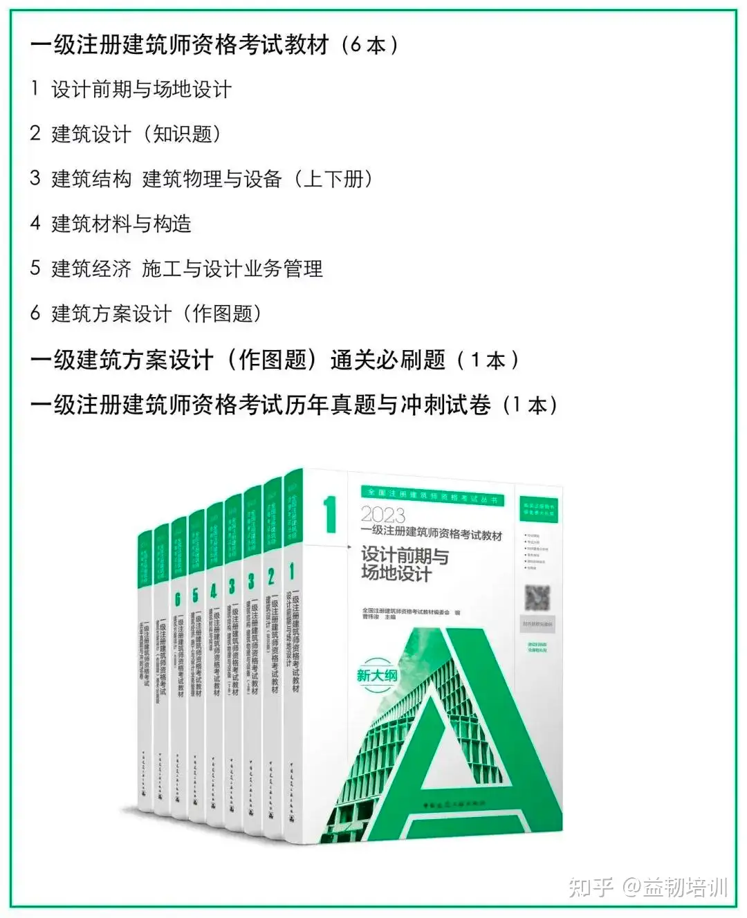 新大纲，新教材：2023注册建筑师资格考试教材内容抢先看！ - 知乎