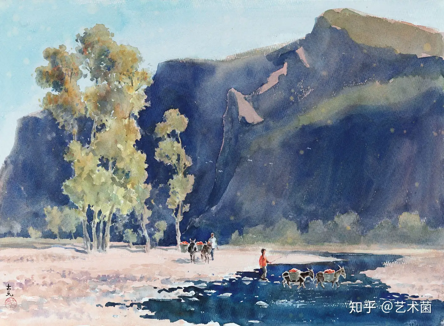 水彩画 印象 No.7 F8号