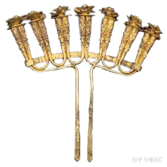 中国古代女子发饰簪钗步摇华胜篦钿