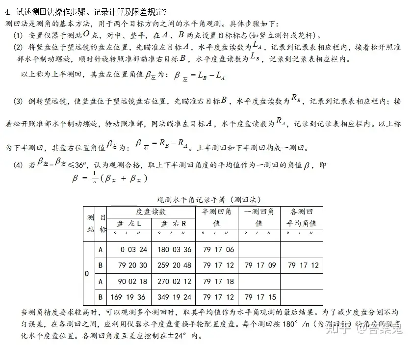 最新测量学试题及详细答案- 知乎