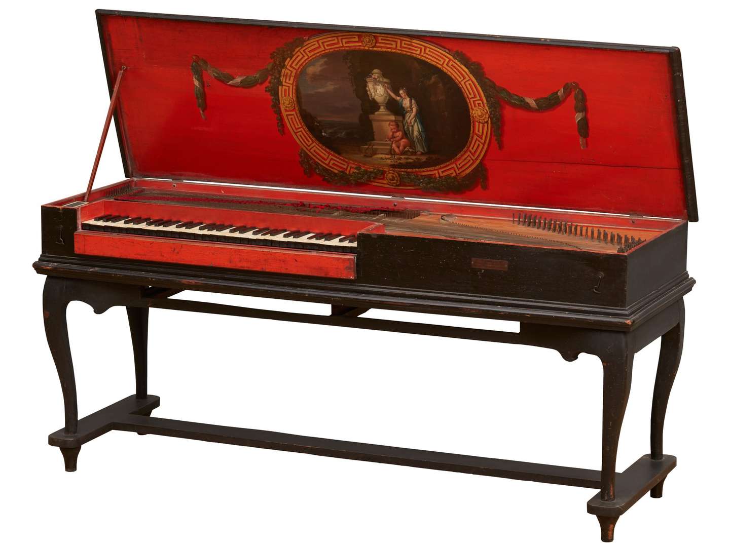 一架由 Johann Adolph Hass 生产于 1760 年的击弦古钢琴