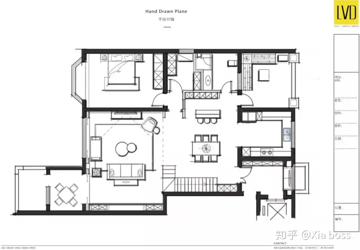 林夏设计 | 秦皇岛 270㎡现代美式轻奢住宅设计过程分享(图8)