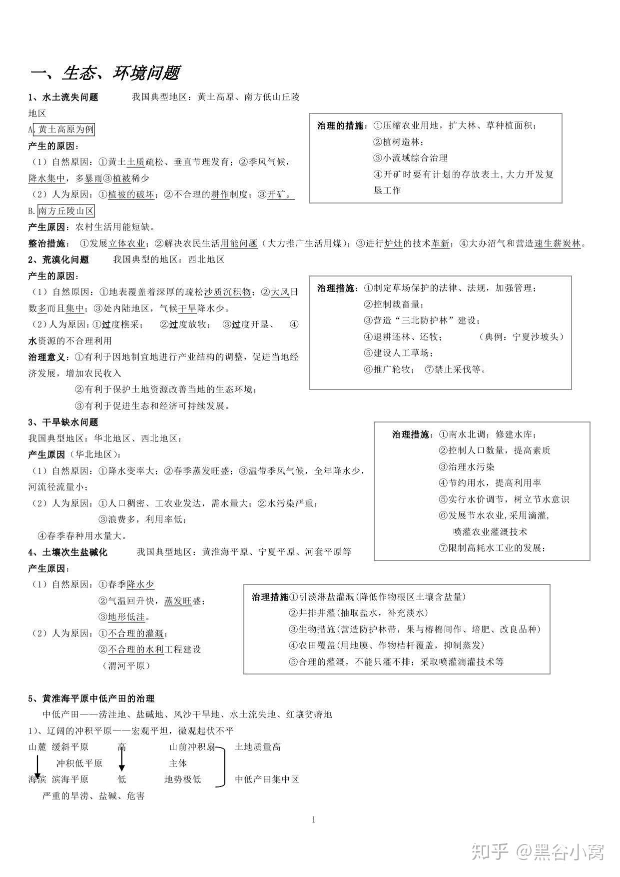 高考地理复习资料 对应的问题点可以找到对应的答案 持续更新中 知乎