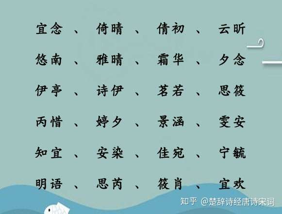 顾姓女宝贝唐诗宋词取名_好听的名字大全