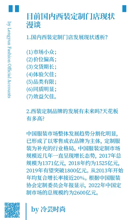 ​国内服装定制市场发展现状与趋势是什么？(图6)