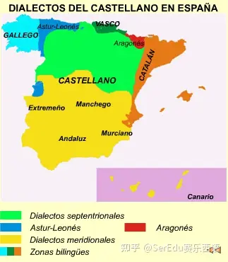 西班牙语分布图片