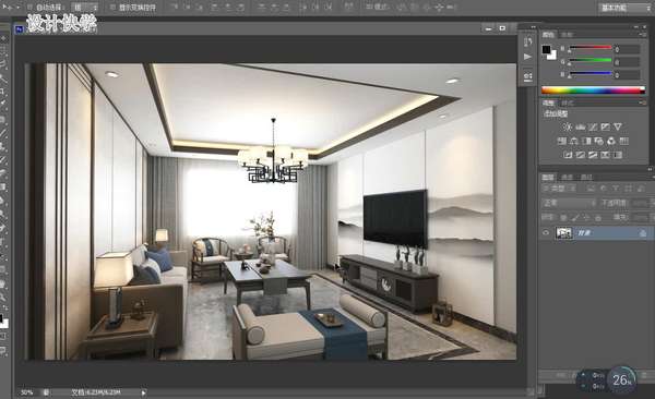 3DMAX教程,中式客厅效果图点评 - 知乎