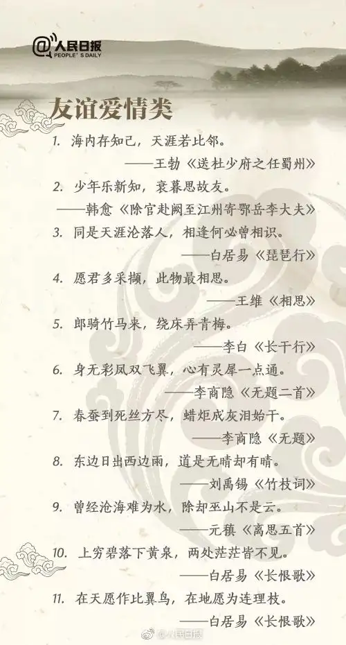 人民日报:可以不读全诗,但至少要背会的100个千古名句 ! - 知乎