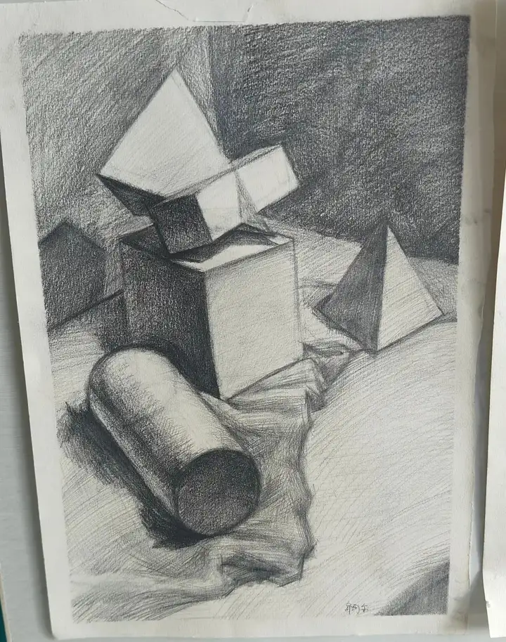 绘影逐光 青春创想|塘栖校区素描比赛优秀作品展(图13)