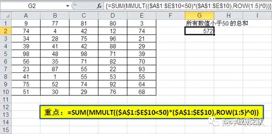 掌握了MMULT函数