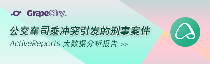 ActiveReports 大数据分析报告：公交车司乘冲突引发的刑事案件