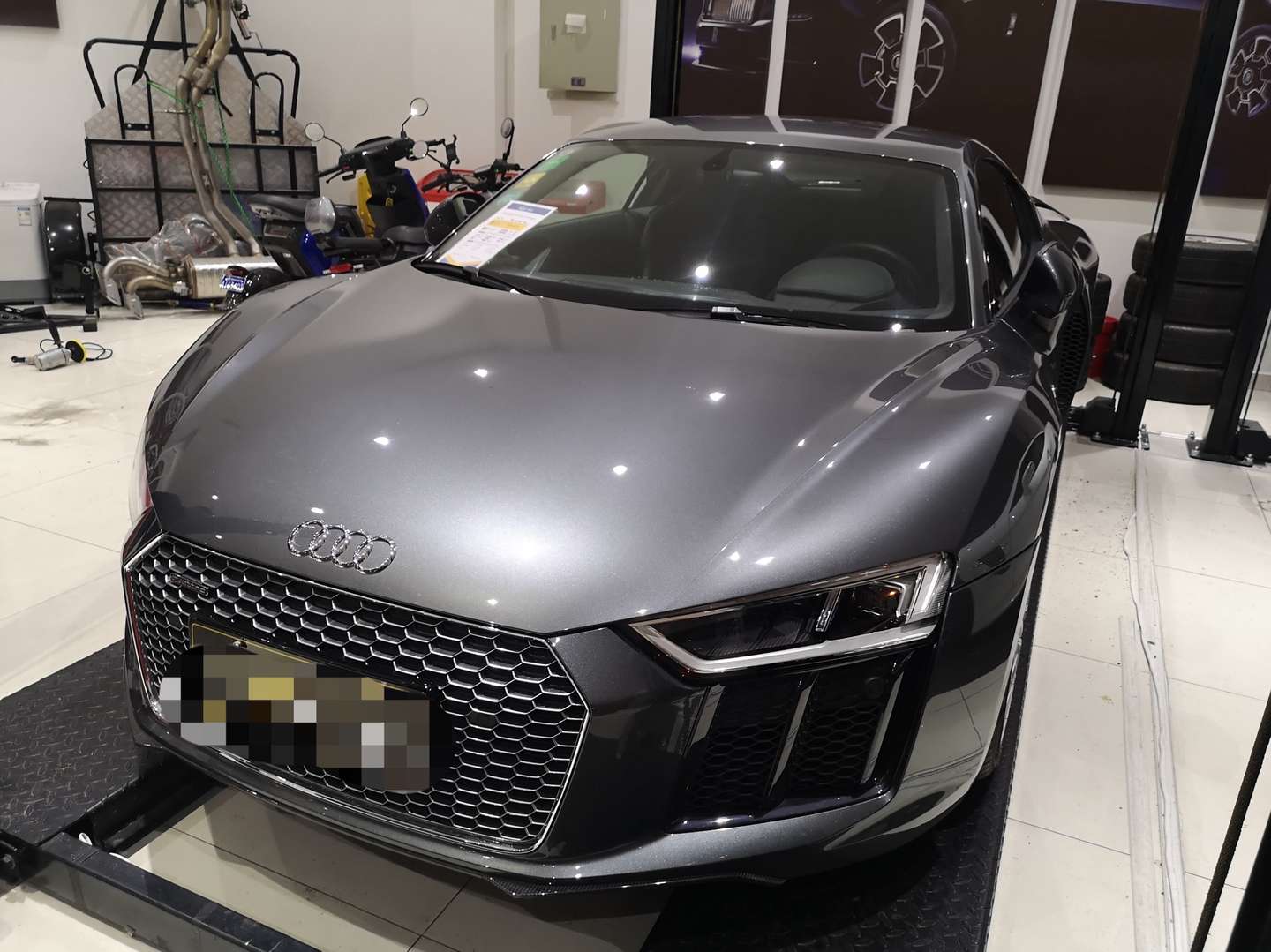 检测一台奥迪r8 二手车检测 新车检测 二手车新车评估 二手车新车鉴定 知乎